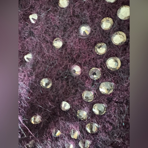 ALESSANDRA RICH
MOHAIR-BLEND LONG CARDIGAN WITH CRYSTALS size 40 - Picture 14 of 15